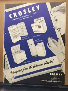 Catalogo commerciale vintage elettrodomestici da cucina 1951 gamme AVCO frigoriferi - Foto 1 di 6