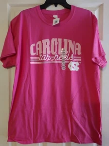 University Of North Carolina UNC Tar Heels Pink Woman’s Shirt Size Large (B3) - Picture 1 of 3