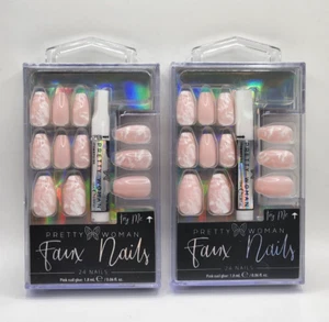 2er Set - Pretty Woman Kunstnägel 24er Set mit Kleber, PWVJN092 - Bild 1 von 1