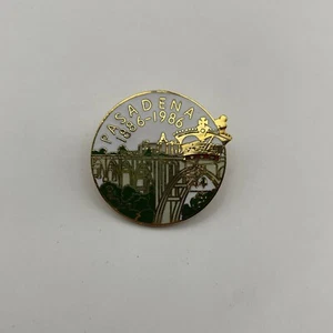 Vintage Pasadena Heritage Colorado Bridge 1886-1986 Bicentennial Pin - Picture 1 of 2