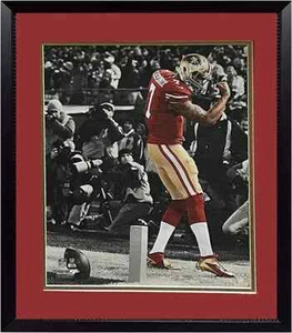 San Francisco Football Colin Kaepernick 20x24 Framed Photo - Picture 1 of 1