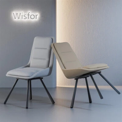 2er drehbar Esszimmerstuhl Wohnzimmerstuhl Küchenstuhl Rücklehne Stühle Leder DE - Bild 1 von 4