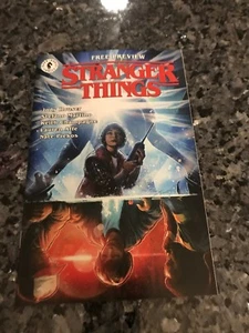 Stranger THINGS RARE PROMOTIONAL PREVIEW MINI COMIC NETFLIX SHOW !’ - Picture 1 of 7