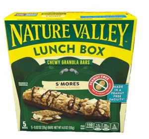 Nature Valley Lunch Box S'mores Chewy Granola Bars 5 bars 4.6 oz - Picture 1 of 1