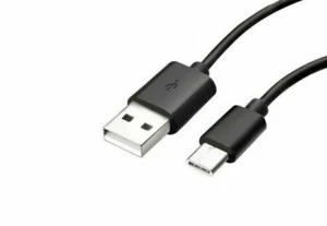 Samsung USB Type C Sync & Charge Cable Galaxy S8 Plus Note 7 Black - Picture 1 of 2