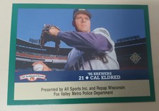 1995 Milwaukee Brewers Police Cards - All Sports Inc & Repap Wisconsin Fox ....
