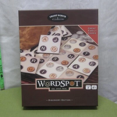 WORDSPOT words board game Discovery Edn letter tiles 2006 Front Porch Classics - Image 1 of 4