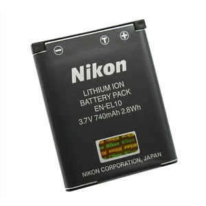New Original Nikon EN-EL10 Battery for Nikon COOLPIX S60 S200 S500 S600 S4000 - Picture 1 of 3