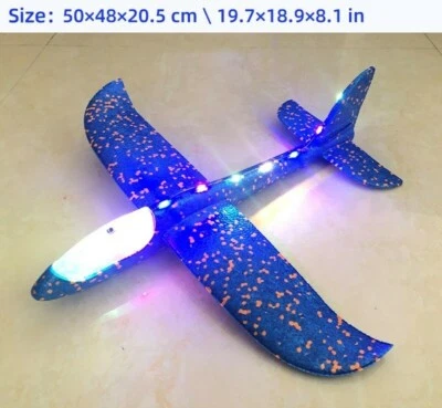 ⁣⁣HAND THROW AEROPLANES MODEL GLIDING PLANE KIDS TOYS WITH LIGHT ( FREE SHIPPNG) - Image 1 of 4