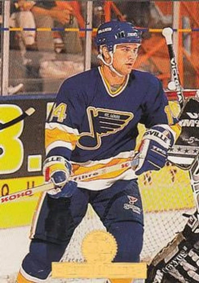 #129 Kevin Miller - St. Louis Blues - 1994-95 Leaf Hockey - Image 1 of 1