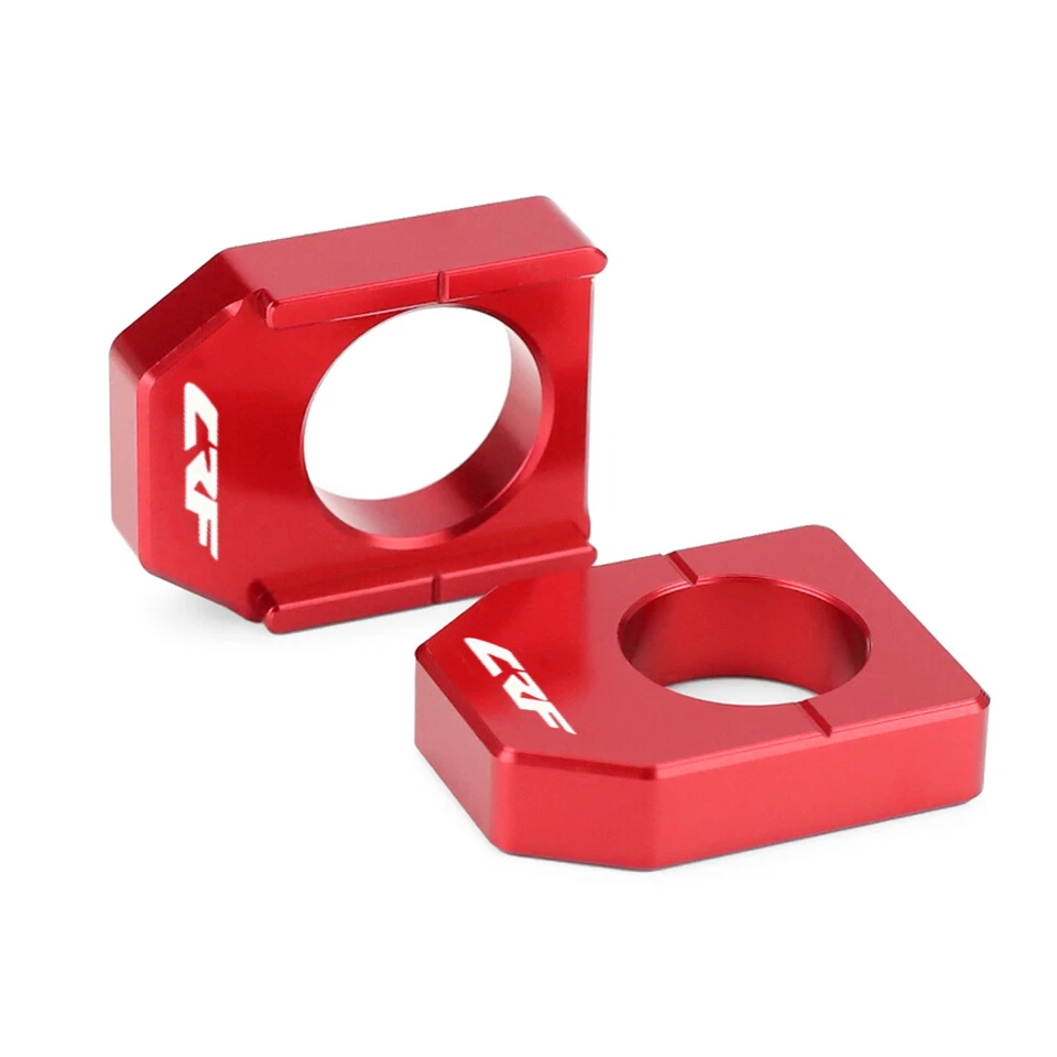 CNC Axle Blocks Chain Adjusters Collar For HONDA CRF 450L 450R 450RL 450RX 250RX - Image 1 of 4