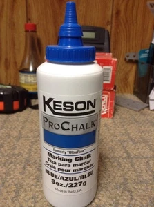 Gesso per marcatura Keson ProChalk. 8 once, blu. NUOVO - Foto 1 di 6
