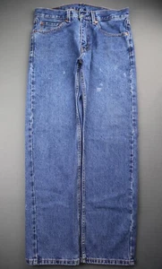 Pantalones de mezclilla Levi's 505 2019 rectos lavados medios enredados talla 32x30 (MSR 32x28) - Imagen 1 de 11