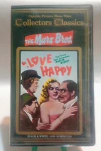 LOVE HAPPY (1988 Betamax) - The Marx Bros. + Marilyn Monroe  EXCELLENT CONDITION - Bild 1 von 3