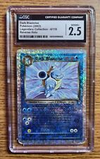 Reverse Holo CGC 2.5 Dark Blastoise Pokémon Card, Legendary Collection 4/110