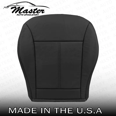 Replacement Fits 2007 - 2014 Ford Edge Driver Bottom Black Vinyl Seat Cover - Image 1 of 4