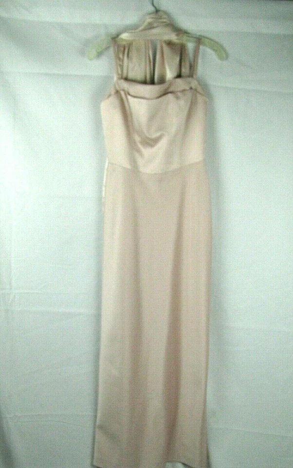 Cache Women's Size 2 Light Peach/Pink/Dusty Rose Gown and Matching Shawl/Scarf - Image 1 of 4