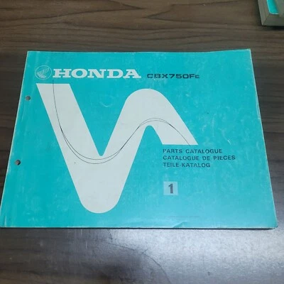 Manual Catálogo Shattered Piezas de Repuesto Spare Piezas HONDA CBX 750 Fe 1983 - Imagen 1 de 4