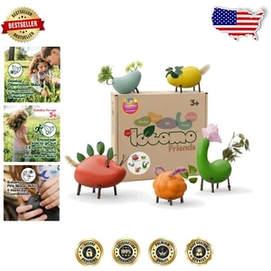 Durable Montessori Eco Animal Figures - Educational Outdoor Playset for Kids 3+ - Picture 1 of 8