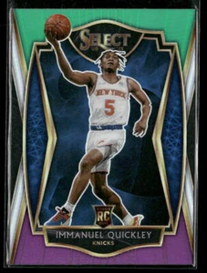 2020-21 Panini Select Immanuel Quickley #172 Green White Purple RC NY Knicks - Picture 1 of 2