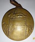 Médaille Vintage Bronze-1928-Pour Athlétisme-Almoust Médaille 100 ans- Compétition