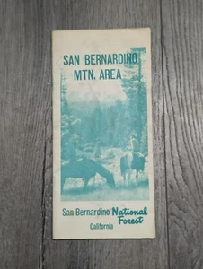 Vintage 1965 San Bernardino Mtn. Gebietskarte - Bild 1 von 4