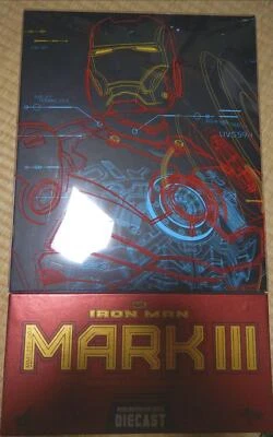 Hot Toys Iron Man Mark 3 DIECAST 1/6 Action Figure Movie Masterpiece - image 1 of 4