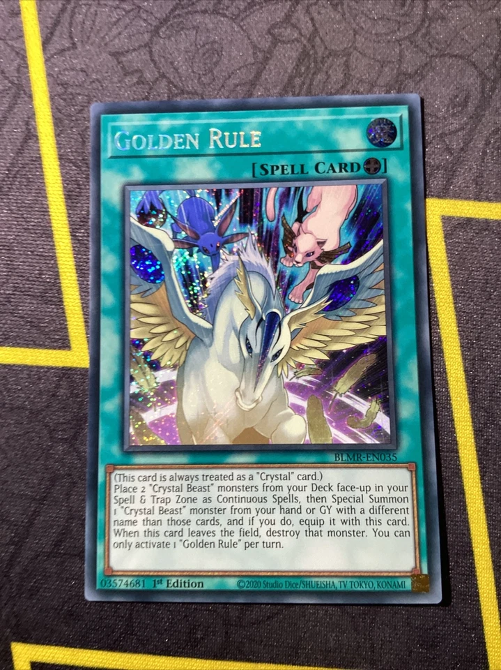 Golden Rule - BLMR-EN035 - Secret Rare - 1st Edition - YuGiOh - Image 1 of 1