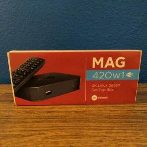 MAG 420 W1 Mag 420W1 4K Built-In Wifi & HDMI Cable (The Evolution of Mag 322) - Picture 1 of 2