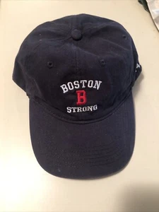 Vintage Boston Strong 1989 Adjustable Blue Hat Cap Boston Red Sox MLB - Picture 1 of 8