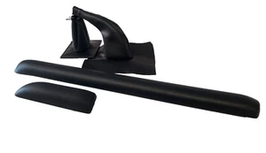 KIT KNIESCHUTZ + KOPFHÖRER FIAT 500 EPOCHE F/L/R/N FARBE SCHWARZ - Bild 1 von 5