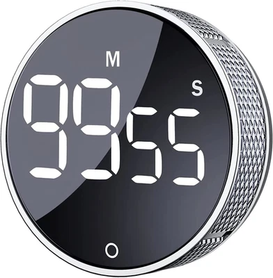 Timer Da Cucina Grande LED Magnetico Con Conto Alla Rovescia, Timer Visivo, Faci - Immagine 1 di 4