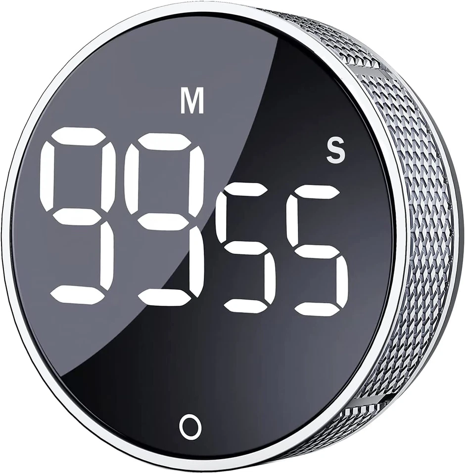 Timer Da Cucina Grande LED Magnetico Con Conto Alla Rovescia, Timer Visivo, Faci - Immagine 1 di 4