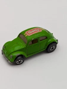 Hot Wheels Vintage 1988 Getty Promo Lime Green VW Volkswagen Bug Beetle - Picture 1 of 3