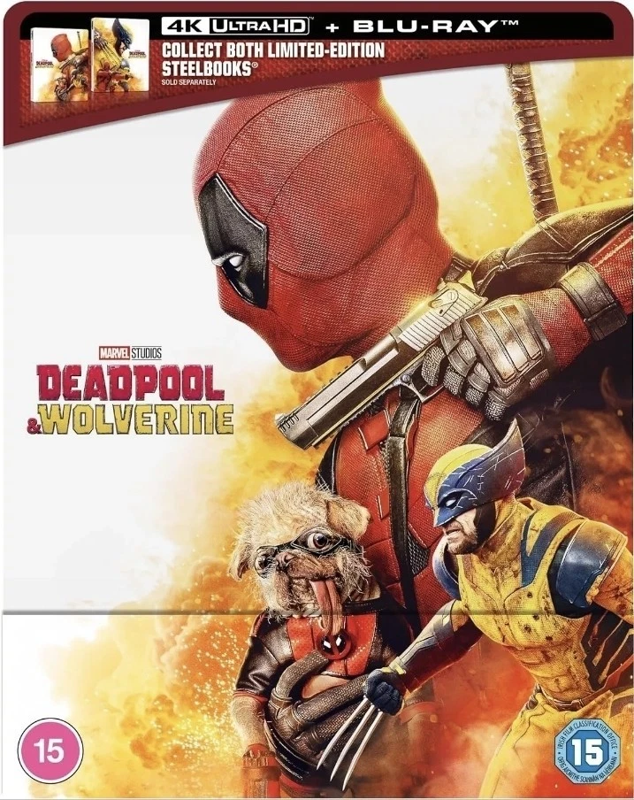 DEADPOOL PART 3 AND WOLVERINE 4K UHD STEELBOOK 3rd MOVIE FILM RYAN REYNOLD HUGH - Image 1 of 1
