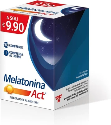 ACT Melatonina 1Mg, Blu, 150 Compresse IT - Immagine 1 di 4