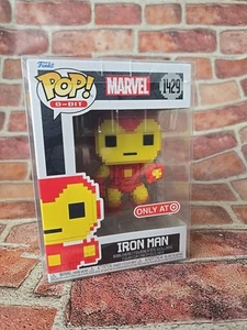 Funko Pop! Iron Man 1429 Marvel Avengers 8-Bit Target Exclusive New w/protector - Picture 1 of 6