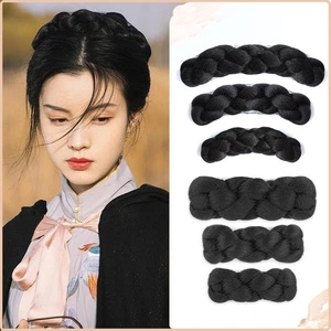 Accessories Twist Braid Bun Hanfu Braided Chignon Fairy Wig Bag Retro Hair Pad - Picture 1 of 11