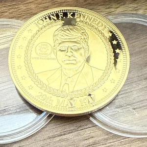 John F Kennedy Commemorative Coin USA 2017 100 Yrs 1917 JFK - Picture 1 of 7