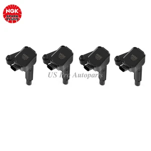 For Alfa Romeo GIULIA STELVIO 2.0 2017-2018 68211953AA 4X OEM NGK Ignition Coil - Picture 1 of 4