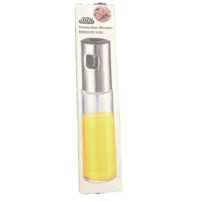 304 Edible Oil Spray Bottle - Stainless Steel, ABS Plastic, Borosilicate Glass - Image 1 of 3