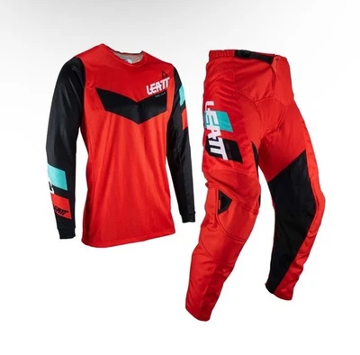Kit Combo Leatt Pantalones y Camisa 3.5 Rojo Motocross MX Enduro Quad ATV Talla XXL Foto 1 de 4