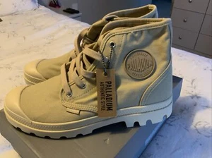 Palladium US Pampa Hi Sahara Lace up Canvas Shoes UK 7.5 - Foto 1 di 5