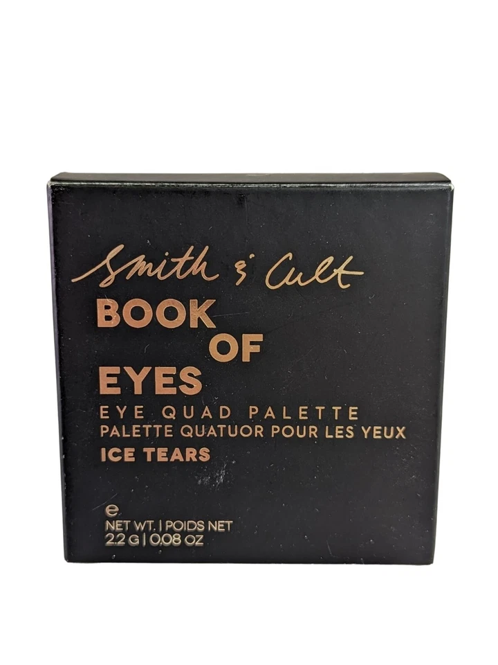 Smith and Cult Book of Eyes Eye Quad Palette Ice Tears New In Box Melancholy - Image 1 of 4