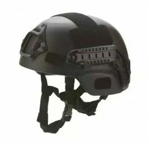 US Stock Tactical Helmet Green Black Level 3 Bulletproof UHMWPE Ballistic IIIA - Picture 1 of 12