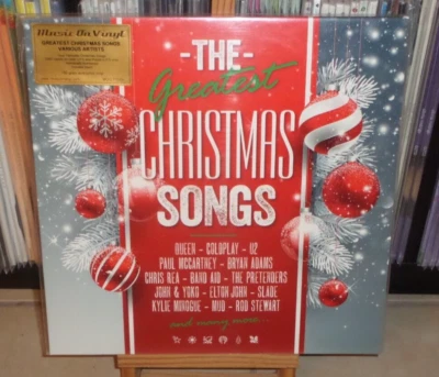 THE GREATEST XMAS SONGS #260 GOLD & PURPLE LP MARIAH CAREY QUEEN U2 ELTON JOHN - Image 1 of 4