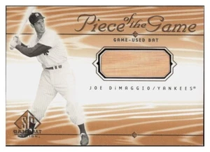 D512 JOE DIMAGGIO BAT 2000 SP GAME BAT EDITION PIECE OF THE GAME YANKEES RARE SP - Picture 1 of 2