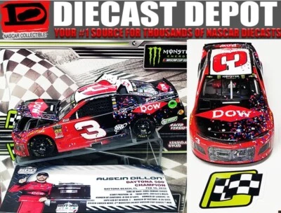 AUSTIN DILLON 2018 DAYTONA 500 WIN RACED VERSION DOW  1/24 ACTION - Image 1 of 4