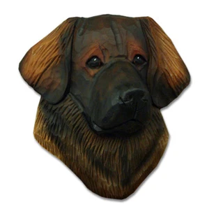 Leonberger Head Plaque Figurine - Picture 1 of 1