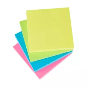 400 Sheets Post-It Notes 75mm Sticky Pop Up Office Tabs Square Pad Bulk Pack New - Picture 1 of 6